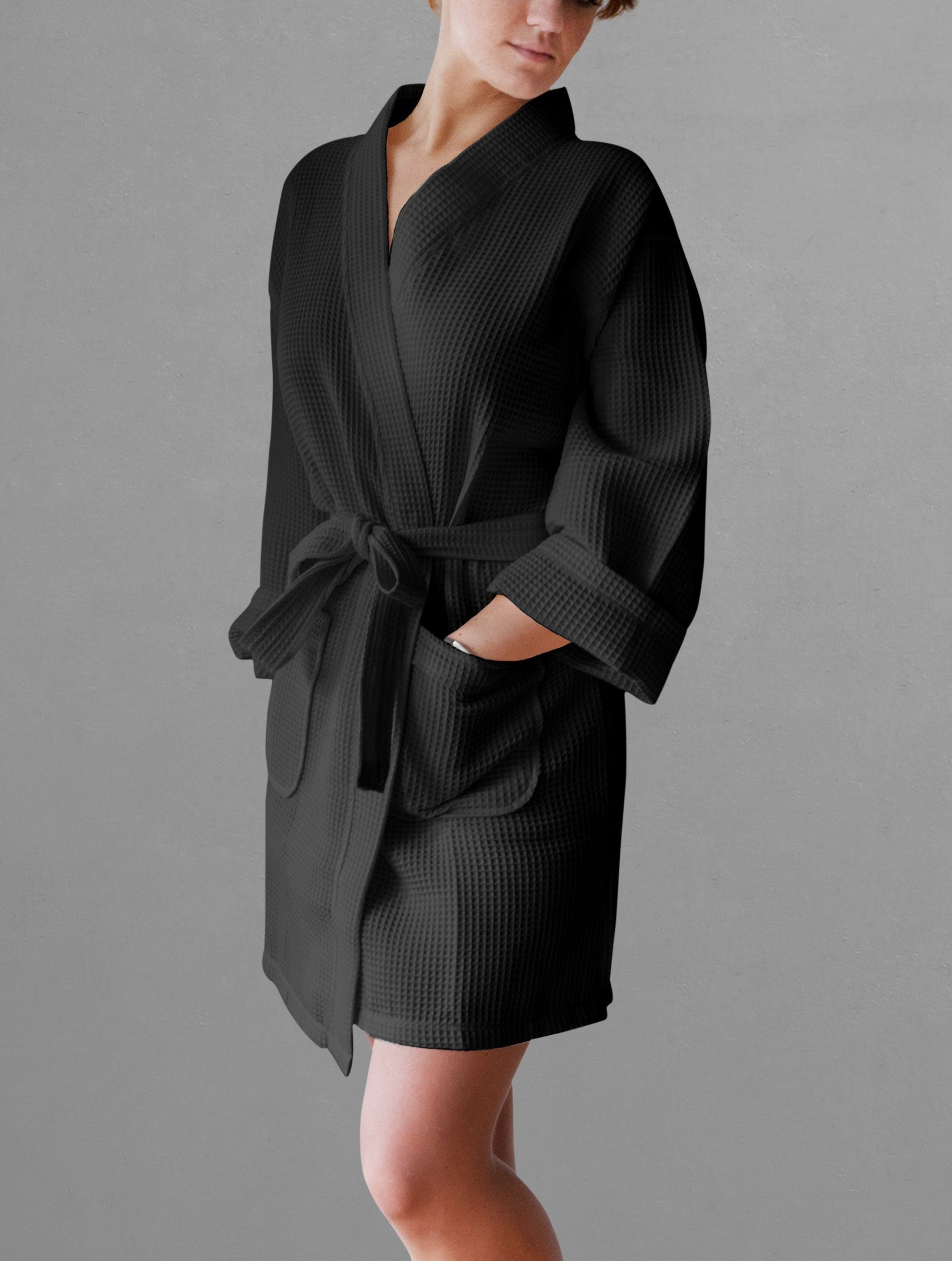 Women's Black Leopard Plush Fleece Robe, Ladies Long Dressing Gown – OLIVIA  ROCCO